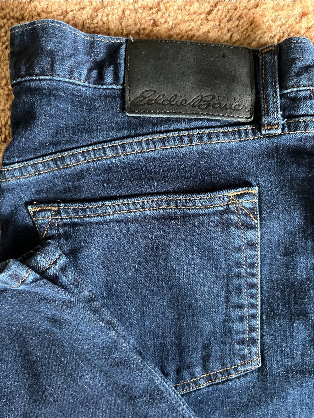 Eddie Bauer Men's Indigo Slim Straight Jeans